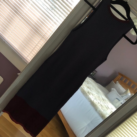 Rag & Bone Midnight Navy Merino Wool Dress - Picture 3 of 4